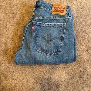 Levi's Low Pro Straight style Blue Jeans